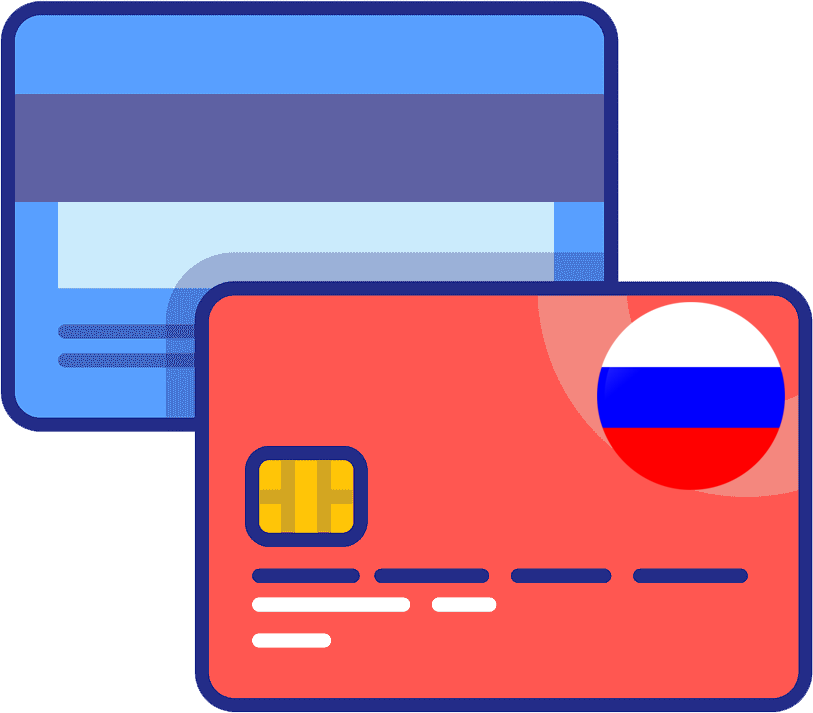 Банковской картой (РФ)